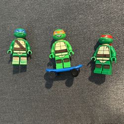 Lego Ninja Turtle Minifigures