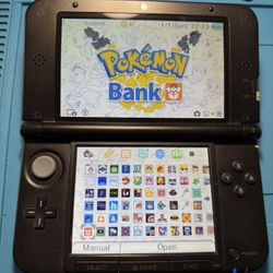 Nintendo Black 3DS XL - Custom Setup - 64GB