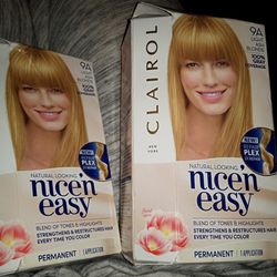 Clairol Light Ash Blonde Permanent Hair Color 100% Gray Coverage