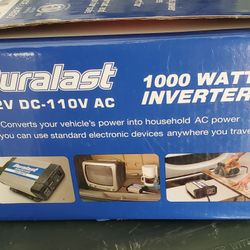Duralast 1000w POWER INVERTER NEW IN BOX 
