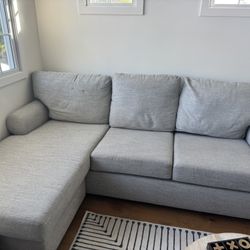 Gray Sectional Couch 