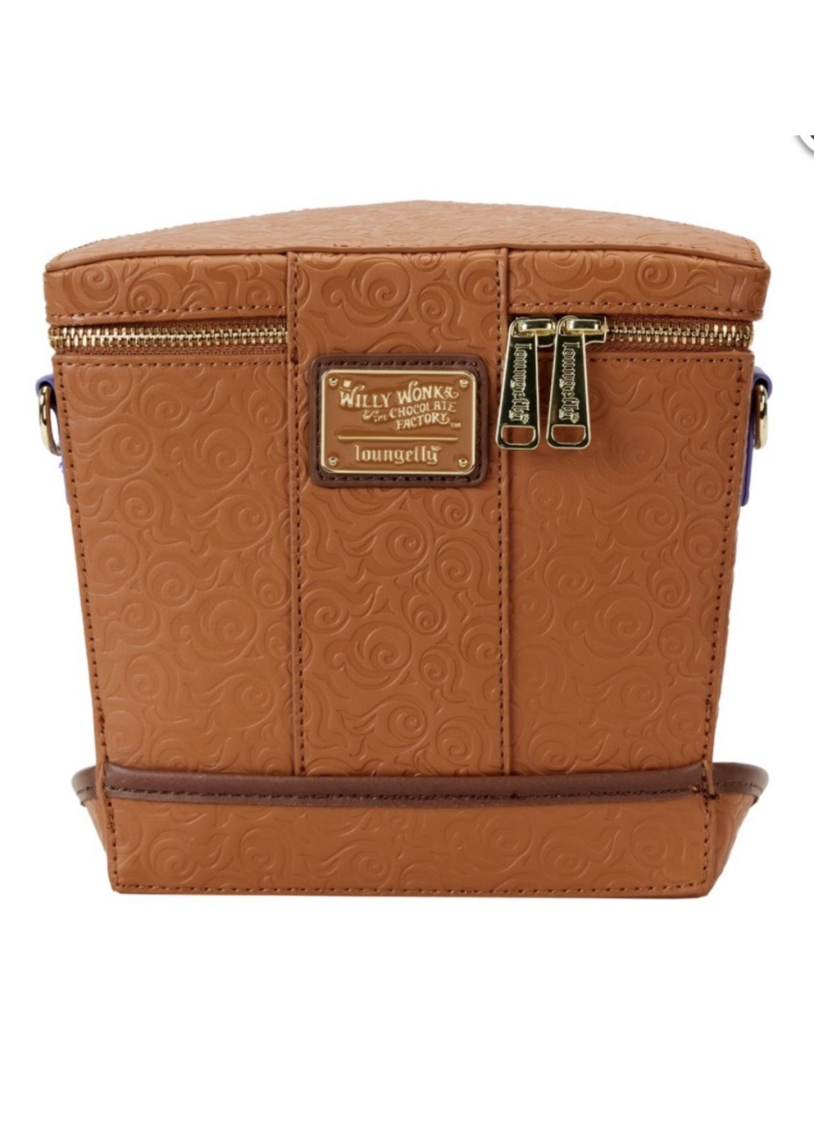 LOUNGEFLY WILLY WONKA HAT CROSSBODY AND GOLDEN TICKET COIN PURSE!