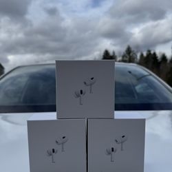 3 Pairs Of AirPods Pro’s 2nd Generation With Active Noise Cancellation.