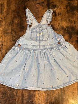 Osh kosh girl toddler overalls size 4T
