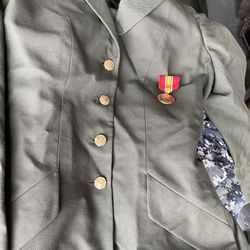 Woman’s Army Uniform Navy Fatigues New Duffle Bag