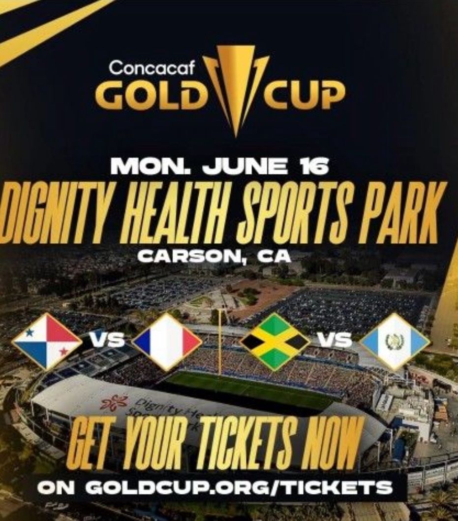 2 Tickets For Gold Cup Game $200 6/16