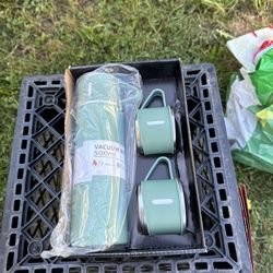 New Vacuum Bottle 500ml with 2 Cups