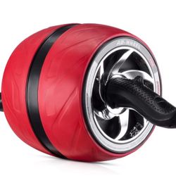 Ab Carver Wheel Roller - with Knee Pad Mat, Automatic Rebound and Multiple Angles Core Workouts