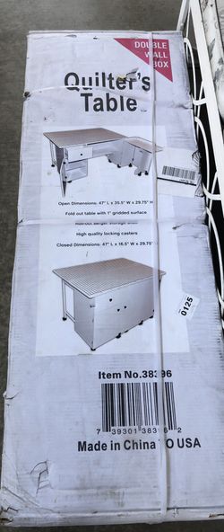 Quilter’s sewing table