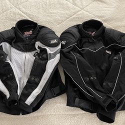 Motorcycle Jacket Set With Full Insulation Inserts