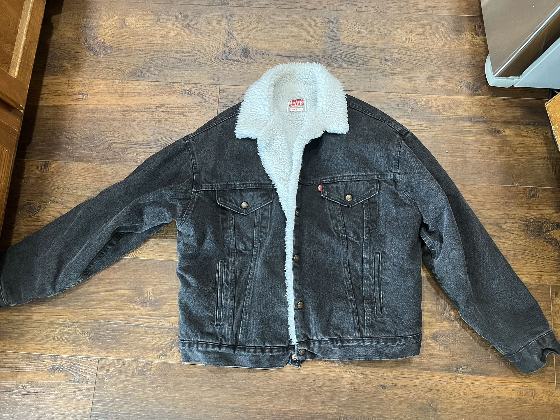 Levis Sherpa Jacket, XL Vintage USA