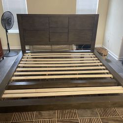 SOLID WOOD BED FRAM