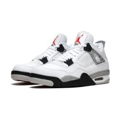 300 $ Jordan 4 WHITE CEMENT Size 9