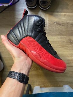 Air Jordan 12 Retro Flu Game Black Red