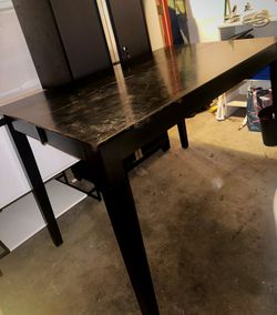 Black High Top Table 