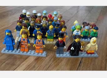 35+ Mini Fig Rare Print City/CMF/ Promotional LEGO Lot (Good Condition)