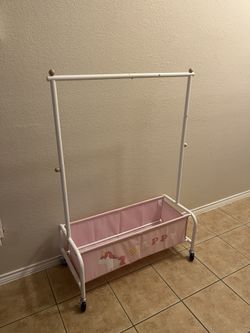 Brand NEW Toddler Clothing Cart W/storage On Bottom