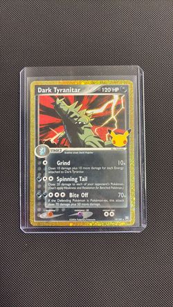 Pokemon Single - Dark Tyranitar - 30th Celebration