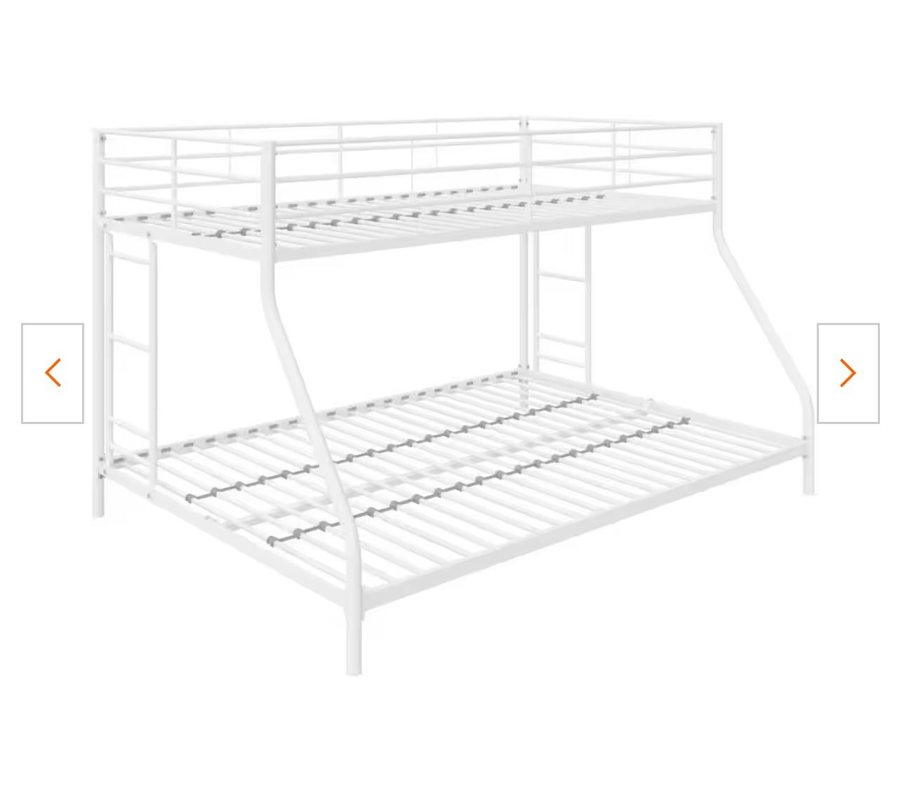 bunk bed twin over full metal fram 