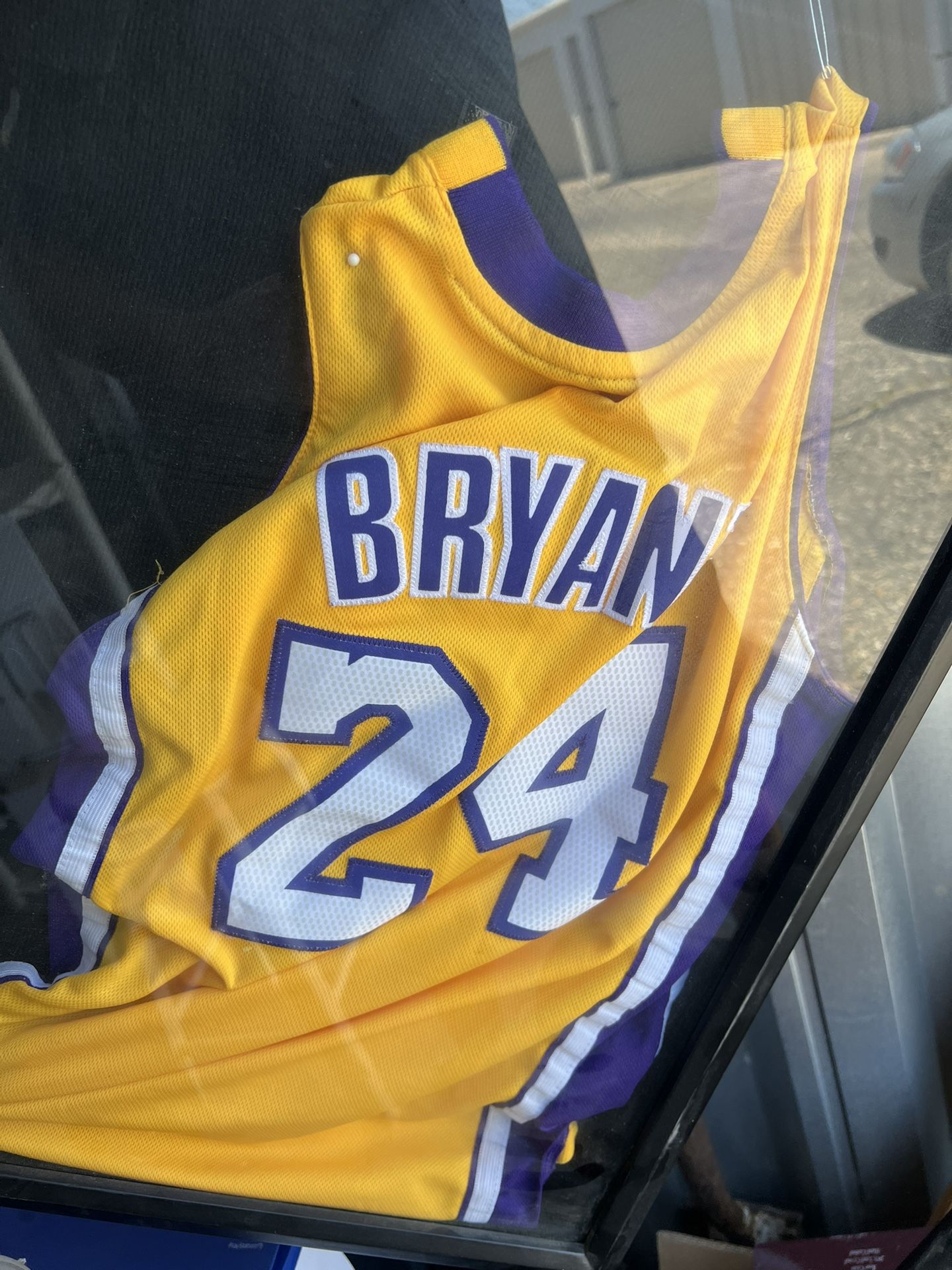 Real Stitched Kobe Bryant Framed Jersey