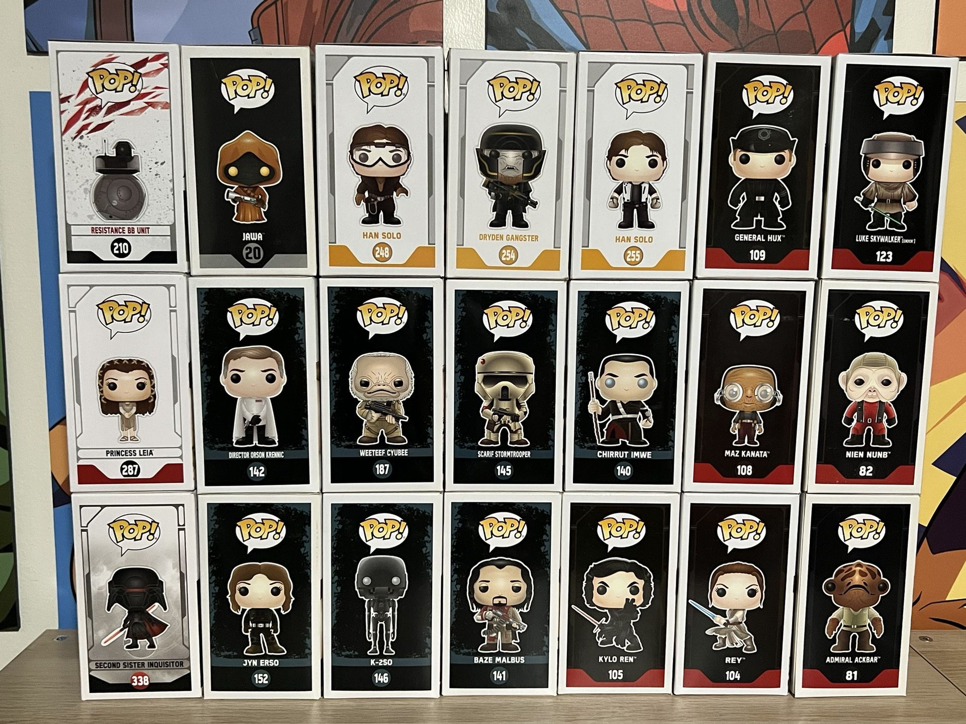 Funko Pop Star Wars Bundle Lot 