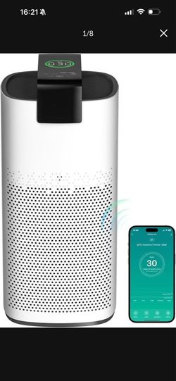 Brand new in box MERONTE Air Purifiers for Home Large Room Up to 2800Ft² with PM 2.5 Air Laser Sensor, Hepa 3-in-1 air Filter Filters Airborne Particl