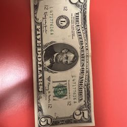 1963 A Five Dollar Bill