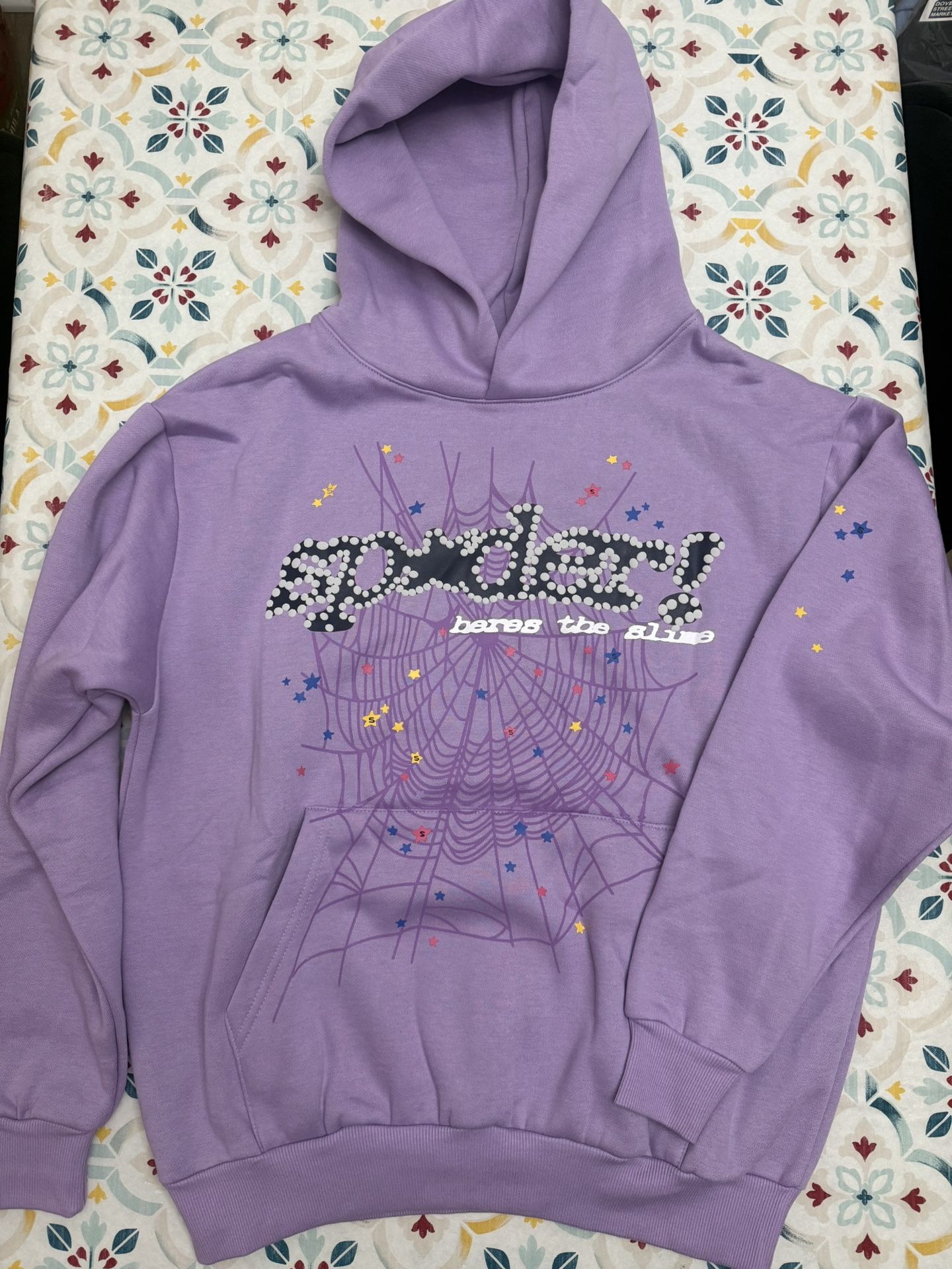 Sp5der Hoodie Acai “Purple” Hoodie