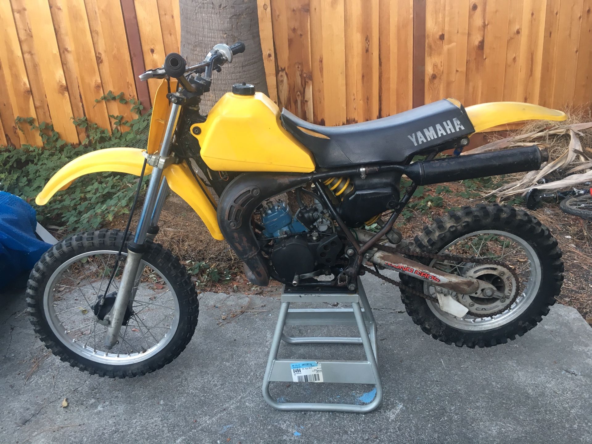 1984 Yamaha YZ80 YZ 80 YZ85 YZ125 2 Stroke Classic Dirt bike