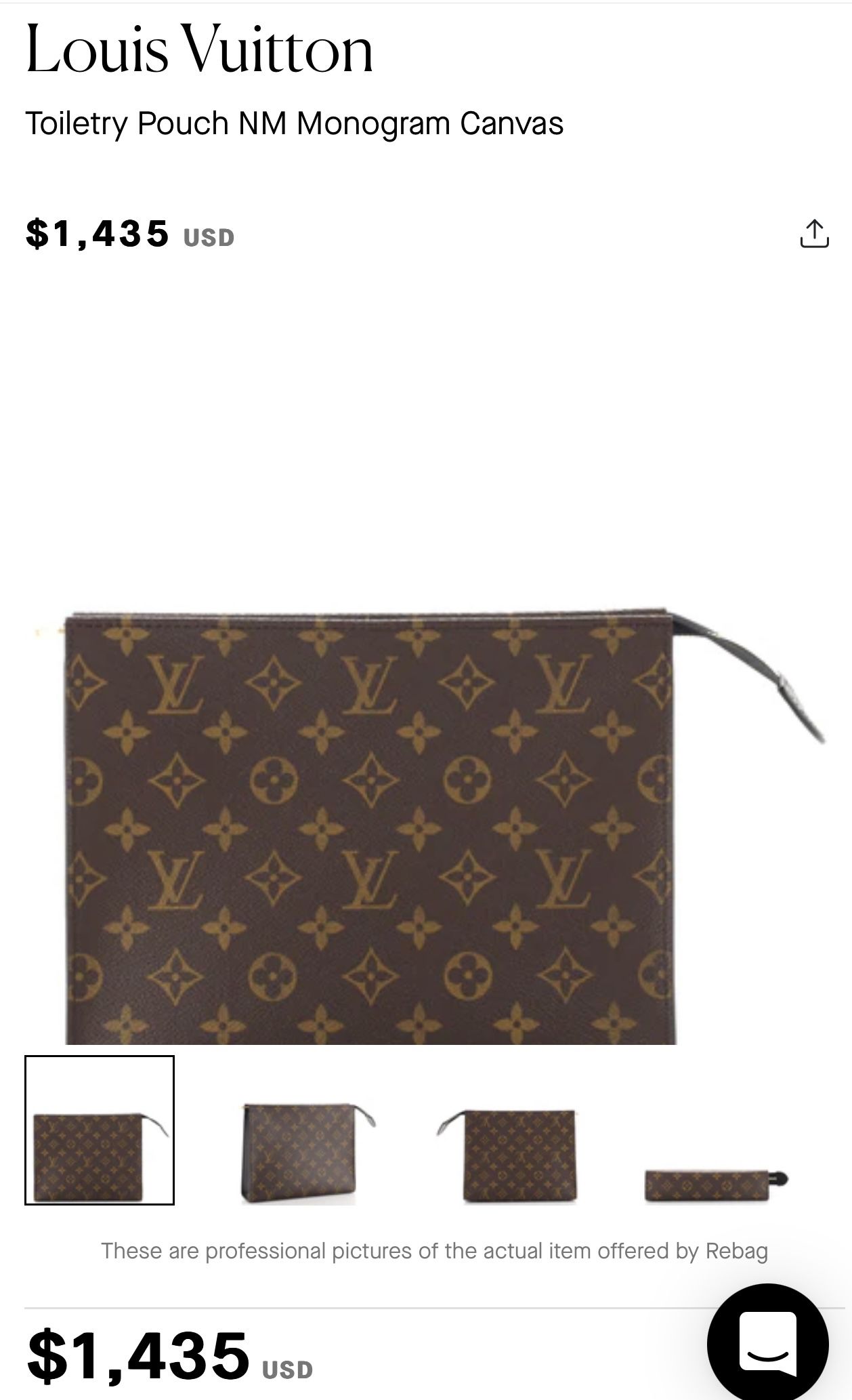 Louis Vuitton toiletry pouch pm for Sale in New York, NY - OfferUp