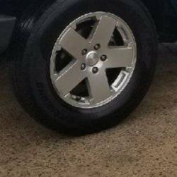 2010 Wrangler Sahara Rims