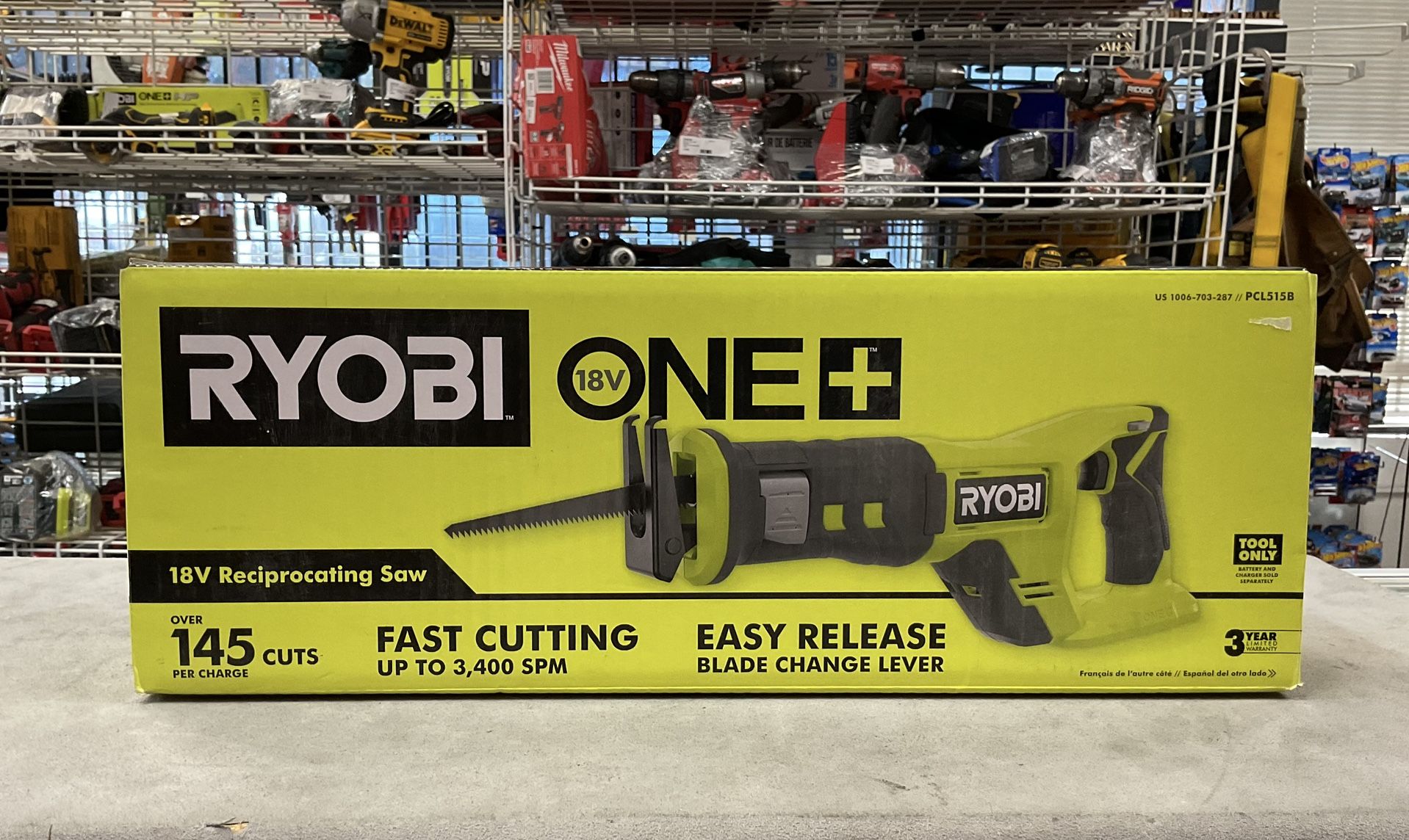 Ryobi One+ 18V Cordless Sawzall