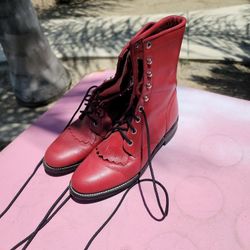 Jusron Red Boots 