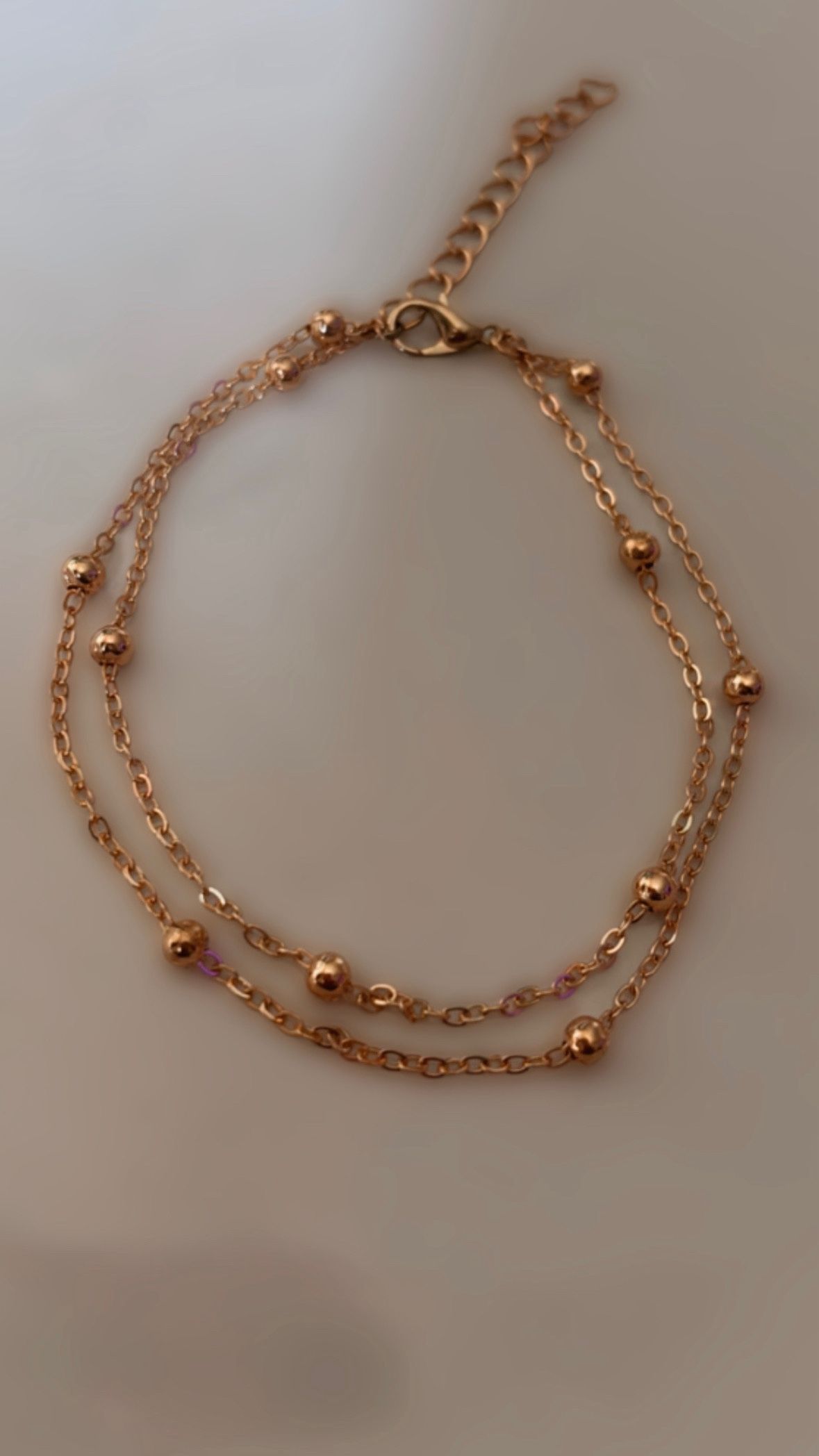 Gold Layered Ankle Bracelet