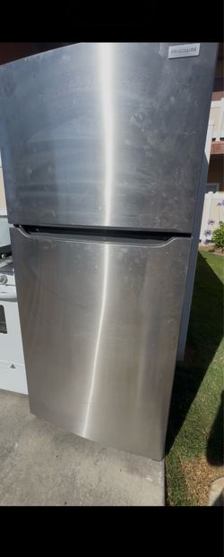 Stainless steel fridge