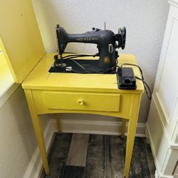 Antique Singer Sewing Table 