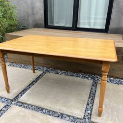 Solid Wood Kitchen Table Light Oak Or Maple