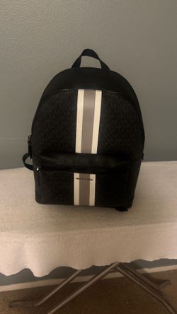 Michael Kors Cooper Large Logo Stripe Backpack