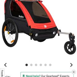 Burley Double Trailer/stroller