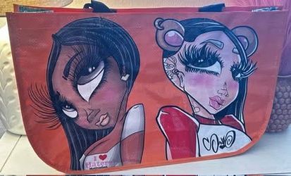 Sand Dolls Reusable Tote Bag – Aesthetic Grocery / Everyday Carry