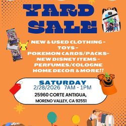 Yard Sale Pop Up Shop 