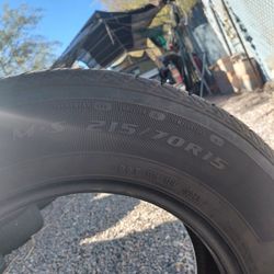 Two Used Tires For 50 Dollars