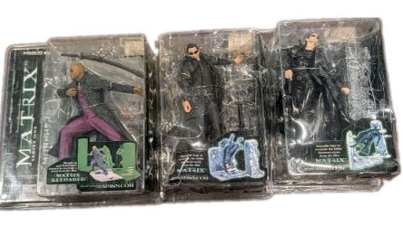 McFarlane The Matrix Series 1 Lot NIB damage box Morpheus free ship collector