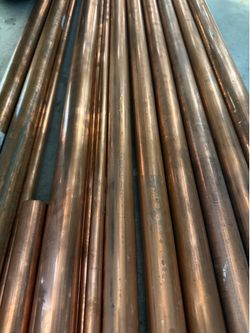 14 Copper pipes (10’ footers)