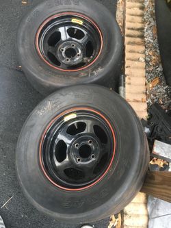 Drag slicks/wheels