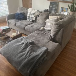 Large Grey Couch - $150 OBO