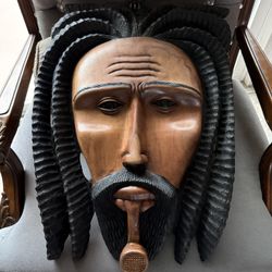 Bob Marley Wood Carving