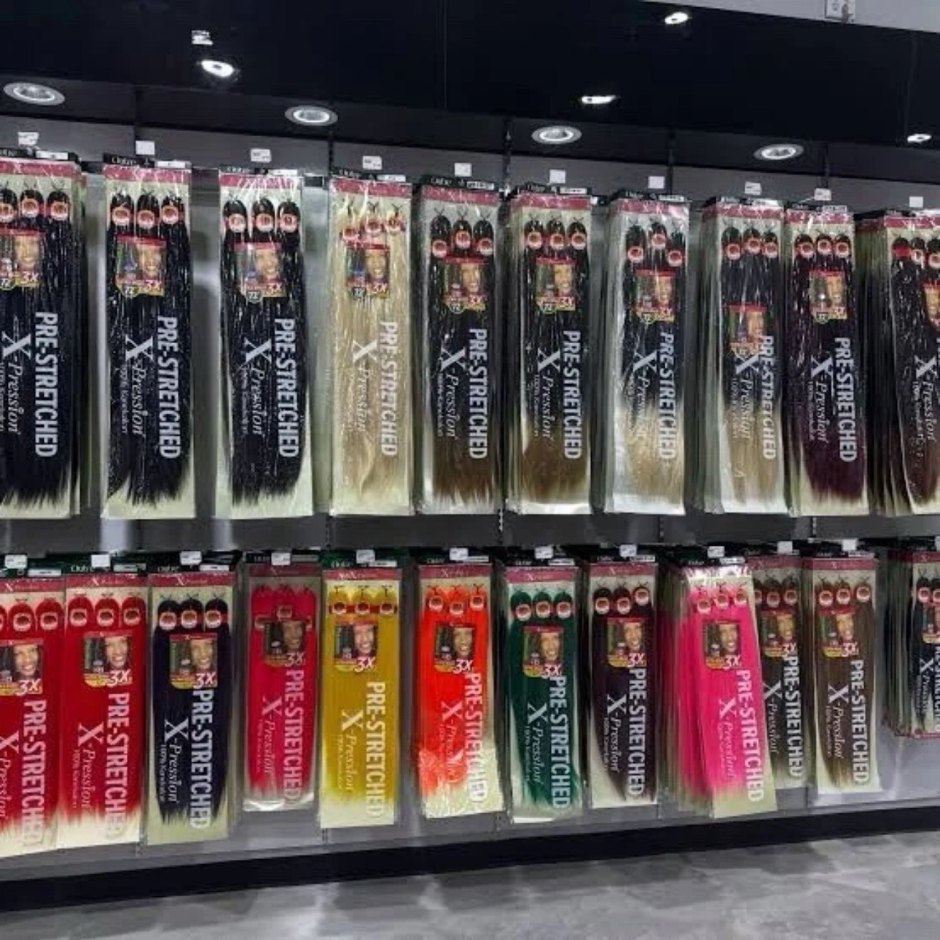 3x Kanekalon X-Pression  Pre-scretched 