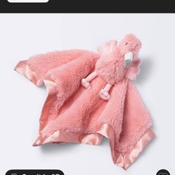 Small Security Blanket - Cloud Island Flamingo 
