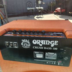 Orange Bass Amp Crush Bass 100 